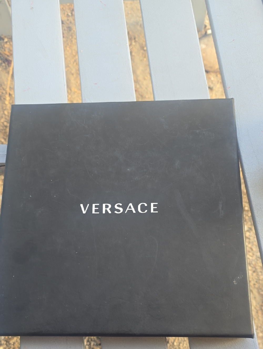 Versace Black Box with White Logo Center Set Of 6 Multicolor Magnets
